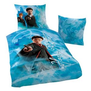CTI 034979 Bettwäsche Harry Potter Halbblut Prinz 135 x 200 mit 80 x 80 cm, blau