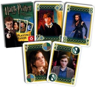 Harry Potter Kartenspiel für Poker und Mau Mau